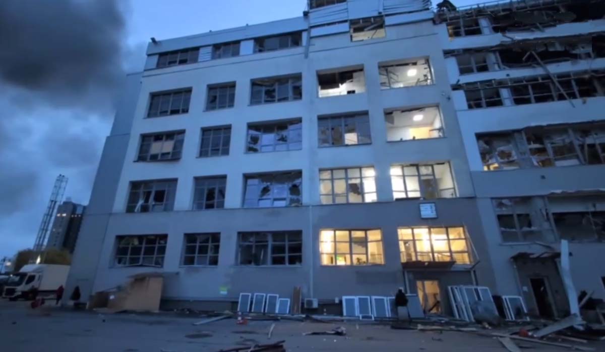 бізнес-центр Grey Plaza розбомбили